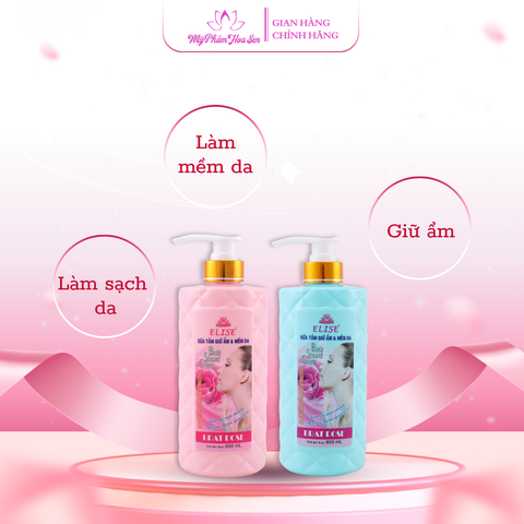 [ELISE] Sữa tắm giữ ẩm, giúp da mềm mịn, săn chắc