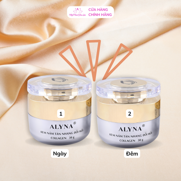 [ALYNA - KEM CẶP] Kem Ngừa nám, Tàn nhang, Đồi mồi