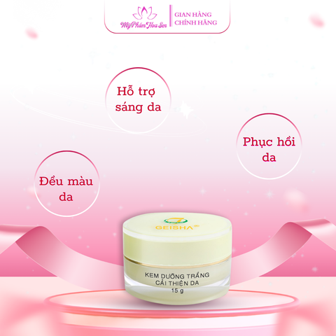 [GEISHA - DÒNG THƯỜNG] Kem Dưỡng trắng, Tái tạo da