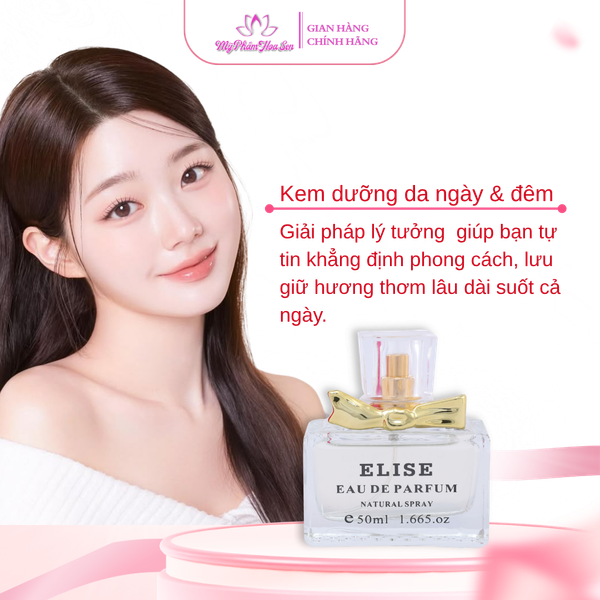 Nước hoa nữ Elise 50ml - Tông ngọt nhẹ, sang trọng