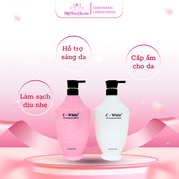 Sữa tắm hương hoa C-White (mẫu mới)