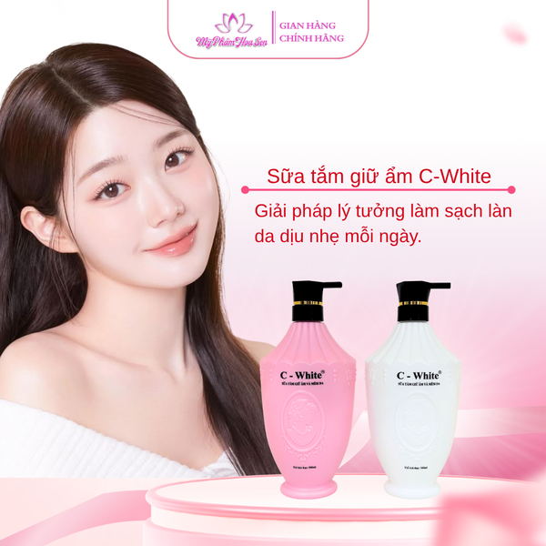 Sữa tắm hương hoa C-White (mẫu mới)