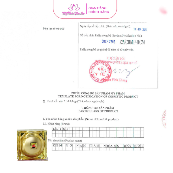 [ELISE TÍM] Kem Ngừa nám, Tàn nhang, Đồi mồi