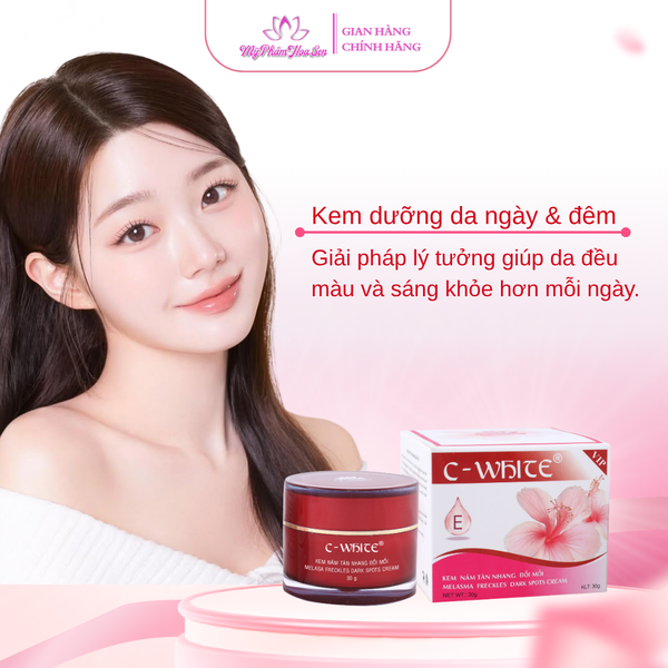[C-WHITE] Kem Ngừa nám, Tàn nhang, Đồi mồi