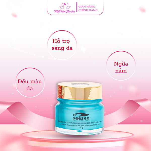 [SEESEE] Kem Dưỡng trắng, Giữ ẩm, Ngừa nám, Ngừa lão hóa da