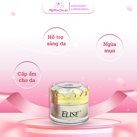[ELISE TÍM] Kem Dưỡng trắng da, Ngừa mụn