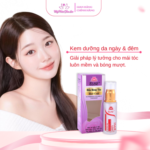 [ELISE] Gel tạo và giữ nếp tóc, giúp tóc bóng mượt