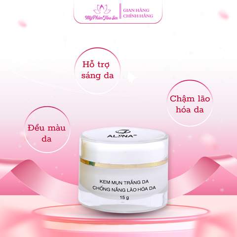 Kem dưỡng Alyna – dưỡng sáng da, hỗ trợ da dễ nổi mụn và giảm dấu hiệu lão hóa