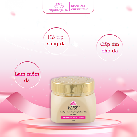 [ELISE] Kem Dưỡng trắng da, Cấp ẩm toàn thân - Nha đam