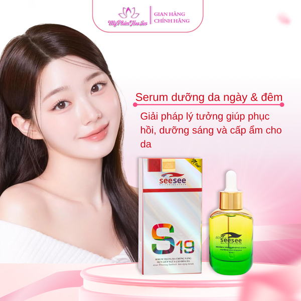 [SEESEE] Serum Dưỡng trắng, Ngừa mụn, Ngừa lão hóa da