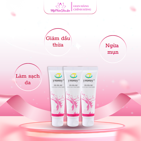 [YMMY] Sữa rửa mặt Kiềm dầu, Làm sạch sâu bụi bẩn