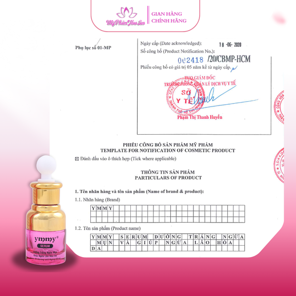 [YMMY] Serum Dưỡng trắng, Ngừa mụn, Ngừa lão hóa da
