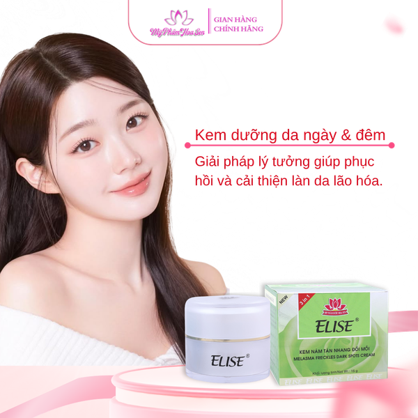 [ELISE XANH LÁ] Kem Ngừa nám, Tàn nhang, Đồi mồi