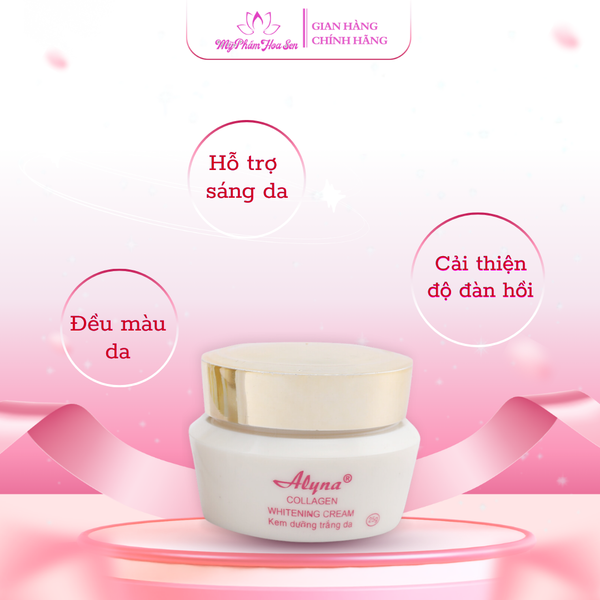 Kem dưỡng Collagen Alyna – dưỡng sáng da, giúp da mềm mịn và đều màu hơn