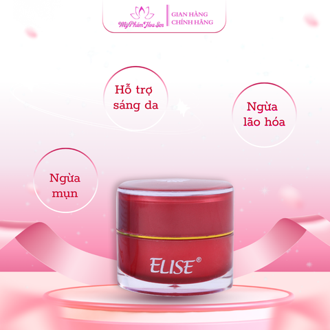 [ELISE XANH DƯƠNG] Kem Dưỡng trắng, Ngừa mụn, Ngừa lão hóa da