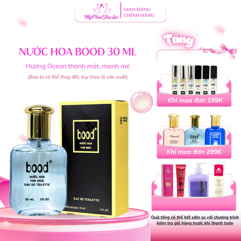 Nước hoa Bood 30ml - Tông Mát mẻ, phóng khoáng