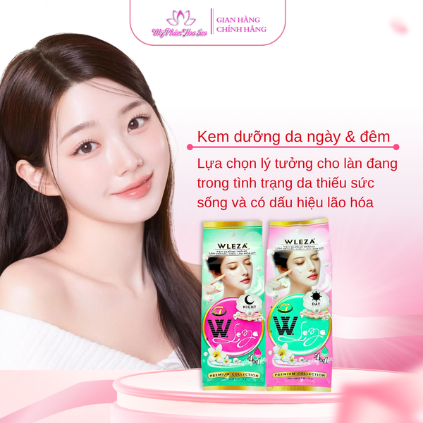 [WLEZA - DÒNG THƯỜNG] Kem Dưỡng trắng, Ngừa lão hóa da
