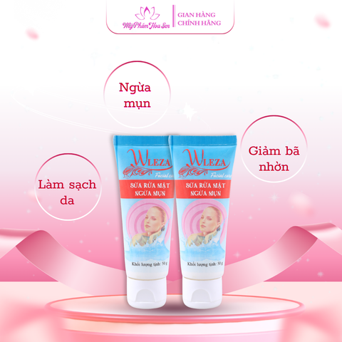 [WLEZA] Sữa rửa mặt Kiềm dầu, Ngừa mụn