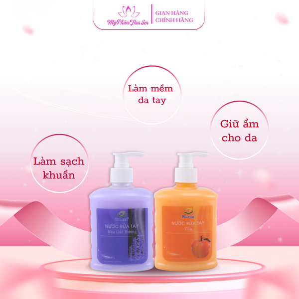 Combo 2 chai Nước rửa tay Wleza