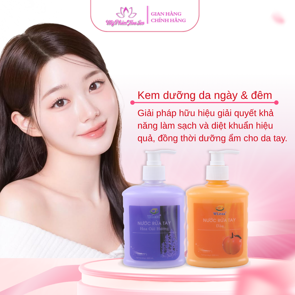 Combo 2 chai Nước rửa tay Wleza