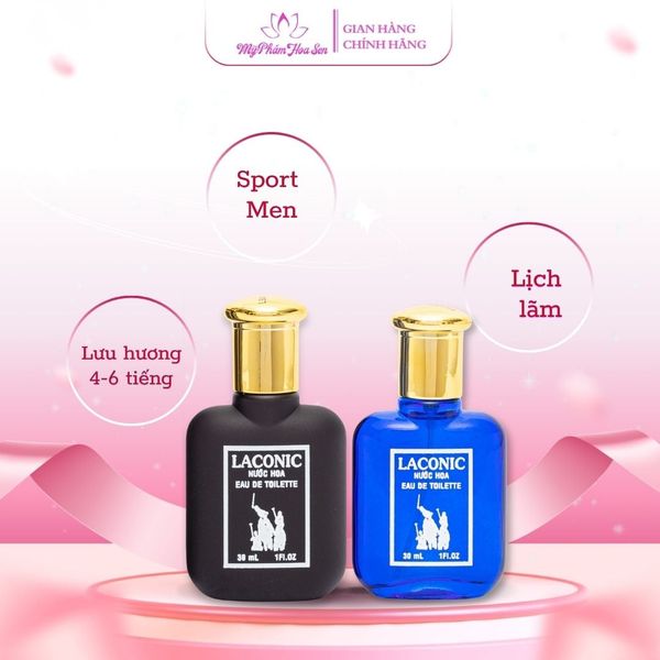 Nước hoa Laconic 30mL - Tông trẻ trung, thanh lịch