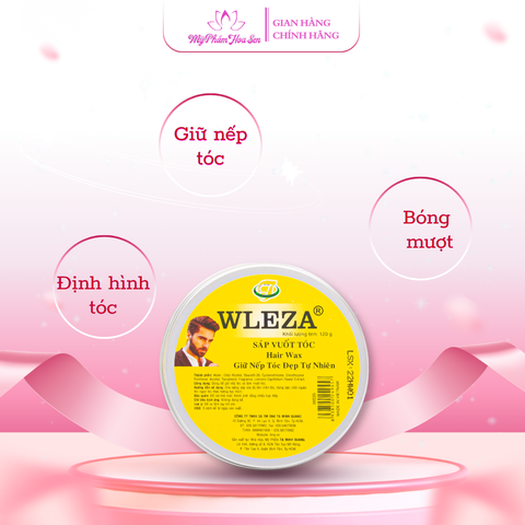 [WLEZA - DÀNH CHO NAM] Sáp tạo kiểu, Giữ nếp tóc