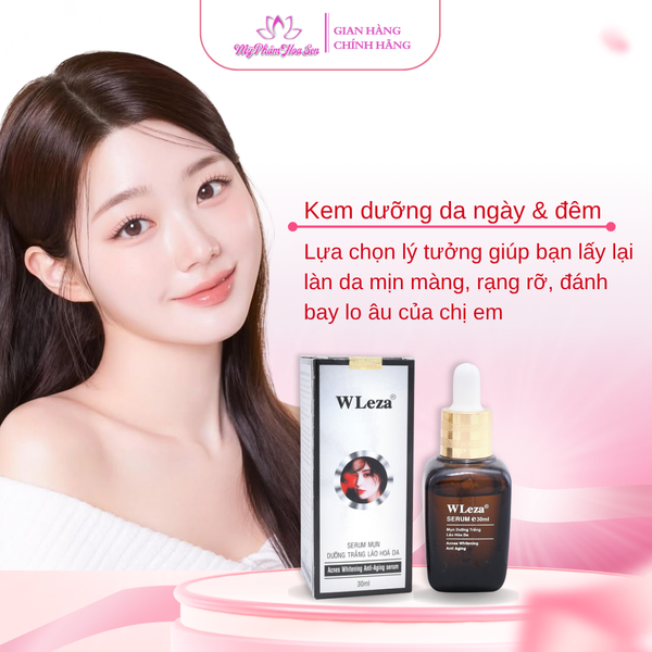 [WLEZA] Serum Dưỡng trắng, Ngừa mụn, Ngừa lão hóa da