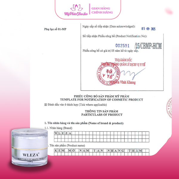[WLEZA - CẶP] Kem Ngừa nám, Tàn nhang, Thâm