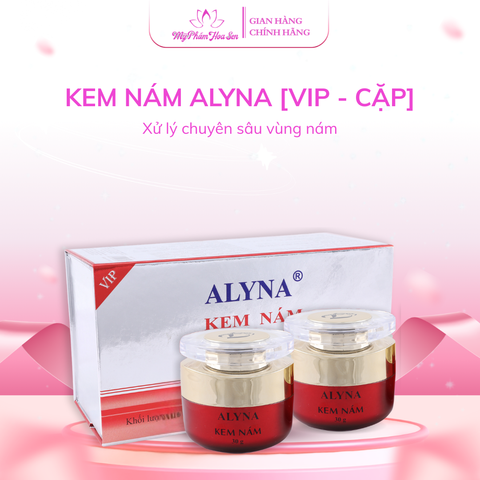 Kem Nám - Hỗ trợ mờ thâm sạm Alyna (Kem cặp)