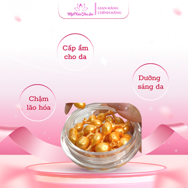 [WLEZA] Viên nang tinh chất Giúp dưỡng ẩm, dưỡng sáng da