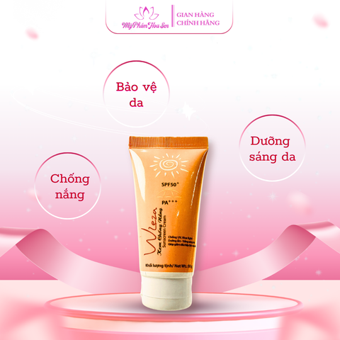 [WLEZA] Kem chống nắng dưỡng da, SPF50 PA +++
