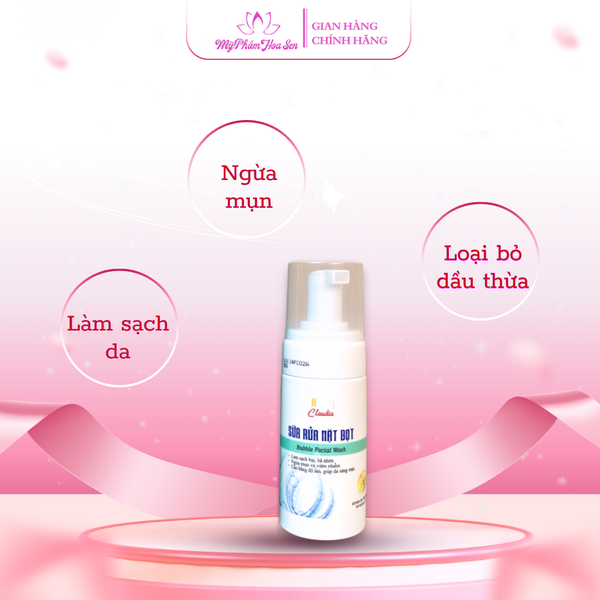 [CLAUDIA] Sữa rửa mặt Đầu chải massage, Tạo bọt, Làm sạch sâu