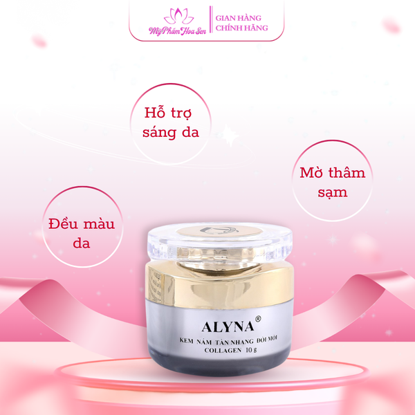 Kem dưỡng da Collagen Alyna VIP – hỗ trợ làm mờ đốm nâu, giúp da trông đều màu và mềm mịn