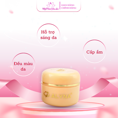 Kem dưỡng trắng da Alyna – giúp da đều màu, mềm mịn