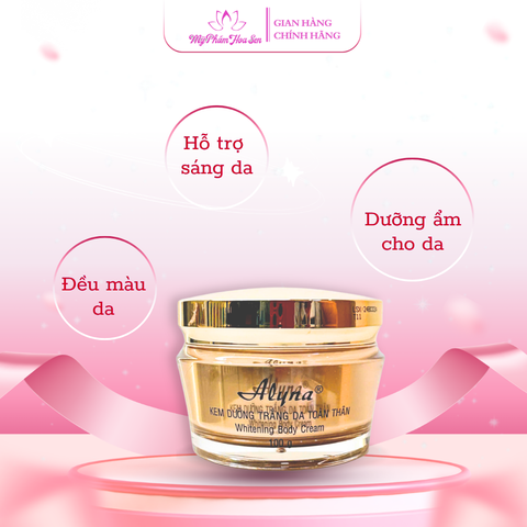 Kem dưỡng trắng da toàn thân Alyna VIP – hỗ trợ da mềm mịn, đều màu và duy trì độ ẩm