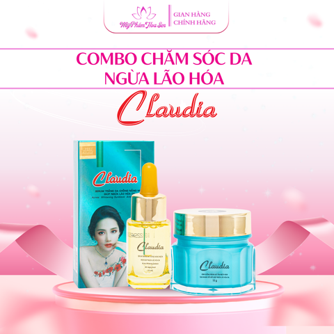 Combo dưỡng da, mờ thâm nám, ngừa lão hóa Claudia