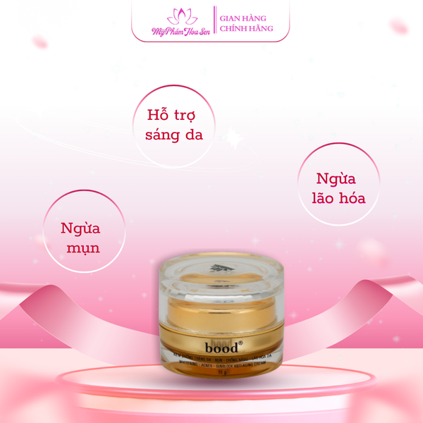 [BOOD - DÒNG THƯỜNG] Kem Dưỡng trắng, Chống nắng, Ngừa mụn, Ngừa lão hóa da