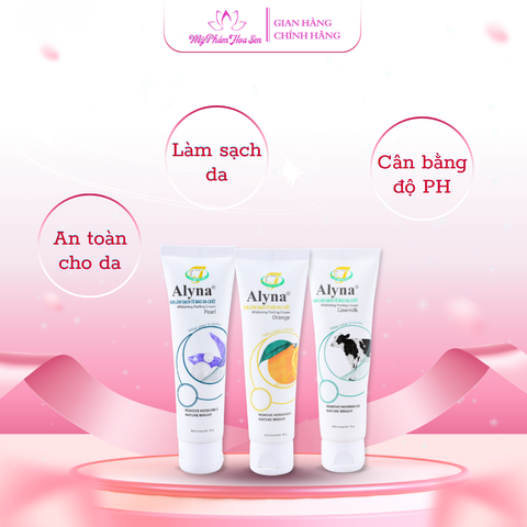 Gel làm sạch da chết toàn thân Alyna – hỗ trợ da mềm mịn và thông thoáng