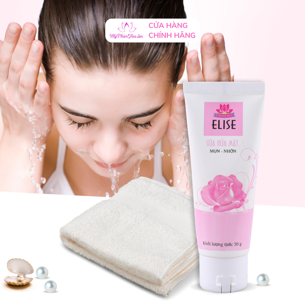 Combo 2 tuýp sữa rửa mặt Kiềm dầu, Ngừa mụn, Giúp da sạch sâu Elise