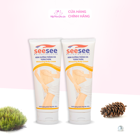 Combo 2 tuýp dưỡng trắng da toàn thân SeeSee