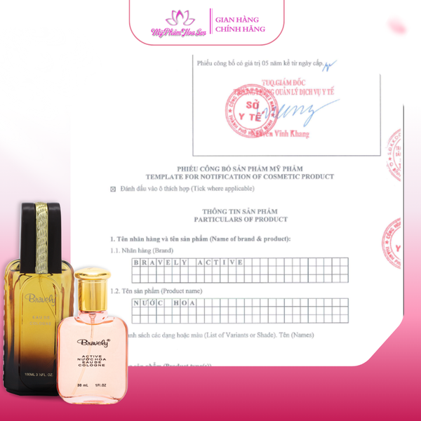 Nước hoa Bravely Active EDC – hương thơm tươi mát, năng động, phù hợp sử dụng hàng ngày