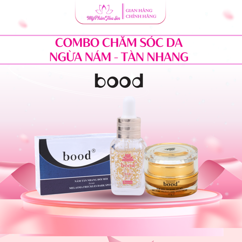 Combo dưỡng sáng da, mờ thâm nám Bood