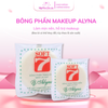 Bông phấn Makeup, Mềm mịn, Thấm hút tốt Alyna