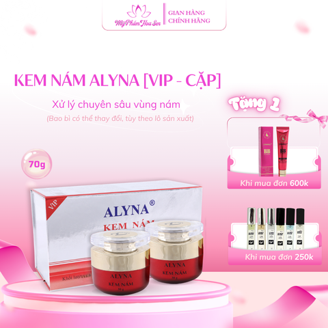 Bộ kem dưỡng hỗ trợ làm mờ nám chuyên sâu Vip Alyna