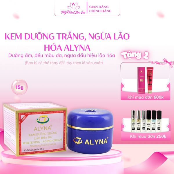Kem dưỡng sáng da Alyna – giúp da mềm mịn, hỗ trợ giảm dấu hiệu lão hóa