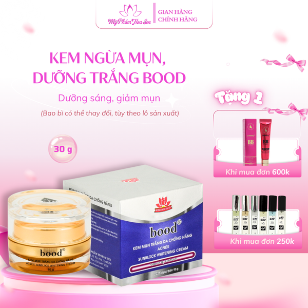 [BOOD - DÒNG THƯỜNG] Kem Dưỡng trắng da, Ngừa mụn