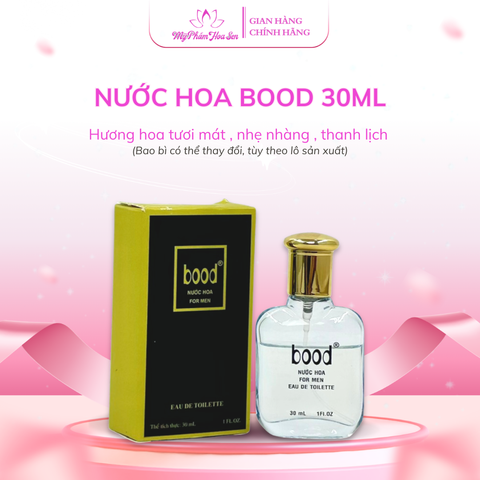 [BOOD - UNISEX] Nước hoa 30 mL - Tông Mát mẻ, phóng khoáng