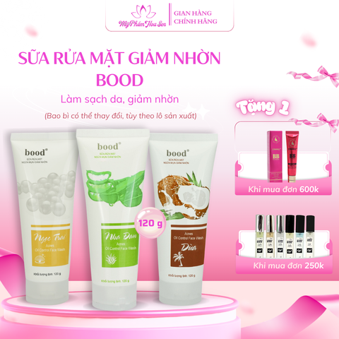 [BOOD] Sữa rửa mặt Kiềm dầu, Ngừa mụn, Làm sạch sâu