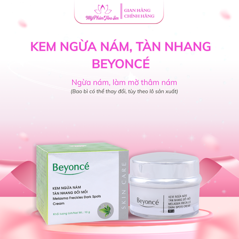 Kem Ngừa nám, Tàn nhang, Đồi mồi Beyoncé