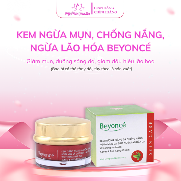 Kem Dưỡng trắng, Ngừa mụn, Ngừa lão hóa da Beyoncé